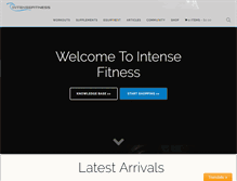 Tablet Screenshot of intensefitnessworkouts.com
